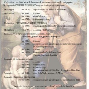 programma natale2011