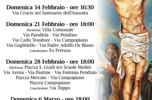via crucis itineranti