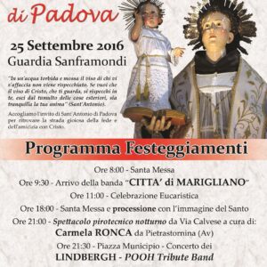 programma santantonio 2016 2