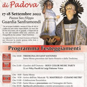 programma santantonio 2022